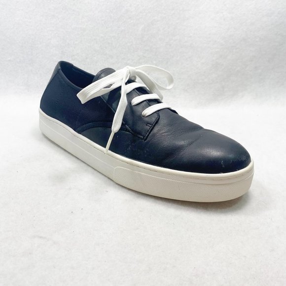 Eileen Fisher Shoes - Eileen Fisher Black Leather KOI Sneakers 8